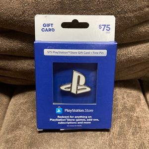 NEW IN BOX | Enamel Sliver & White PlayStation Logo Pin